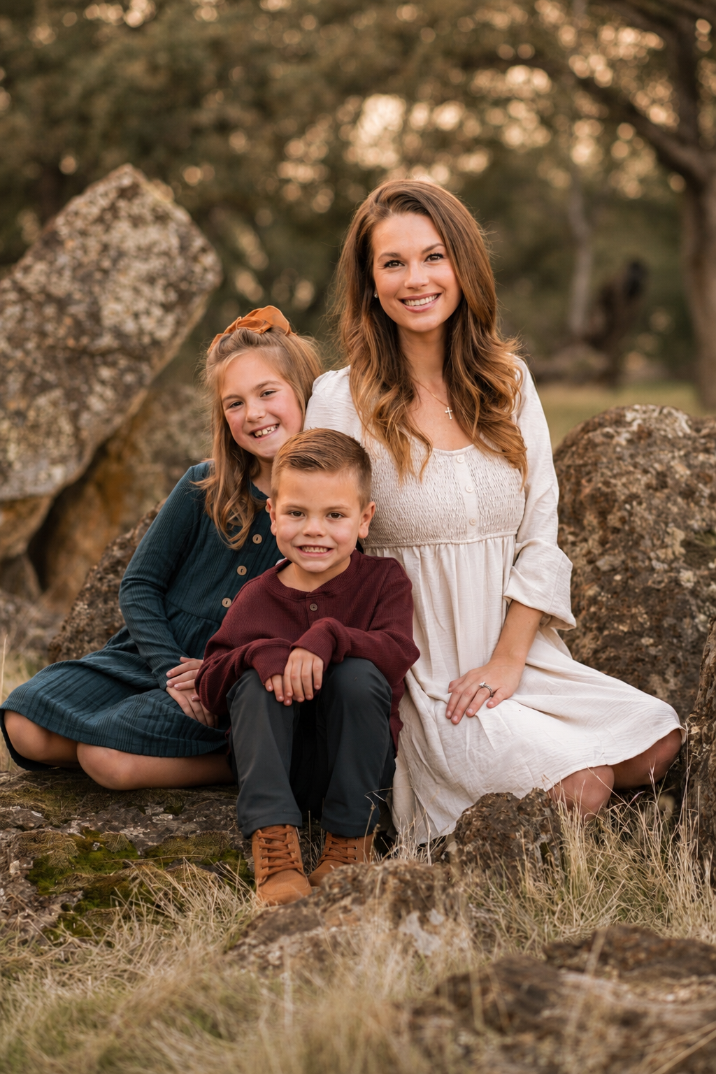 Meagan with her two children